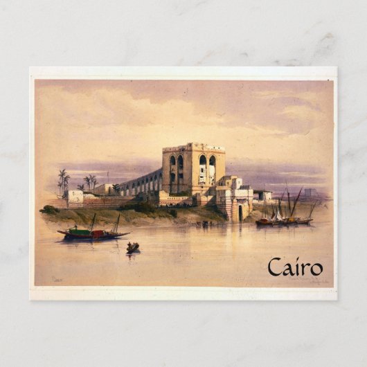 Altes Kairo Postkarte (Vorderseite)