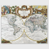 Altes Kartenspielpapier für Party-Packpapier Geschenkpapier (Flach)