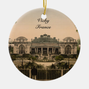 Altes Kasino, Vichy, Frankreich-Verzierung Keramikornament