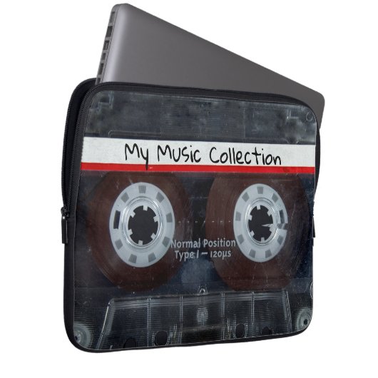 Altes Kassettenband Laptopschutzhülle (Vorne Rechts)