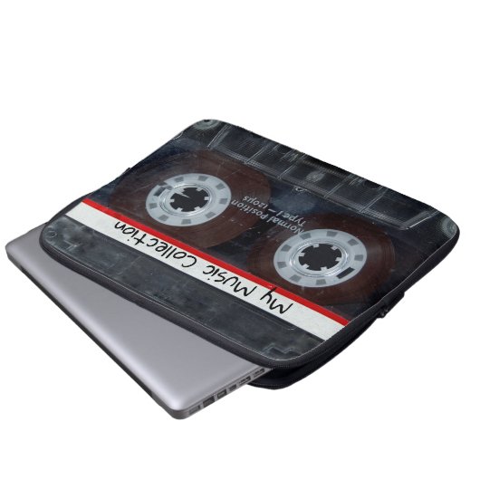 Altes Kassettenband Laptopschutzhülle (Vorne Knopf)