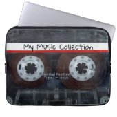 Altes Kassettenband Laptopschutzhülle (Vorderseite)