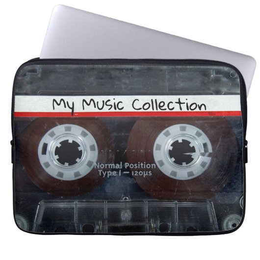 Altes Kassettenband Laptopschutzhülle (Vorderseite)