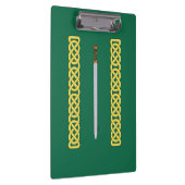 Altes keltisches Schwert und Knüpfarbeit Klemmbrett (Rechts)