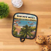 Altes Key West Florida mit Garrison Bight  Topflappen (Oben Unten)