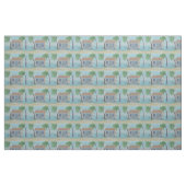 ALTES KEY WEST-TRITONSHORN-HAUS STOFF (Fat Quarter (45,7 x 55,9 cm))