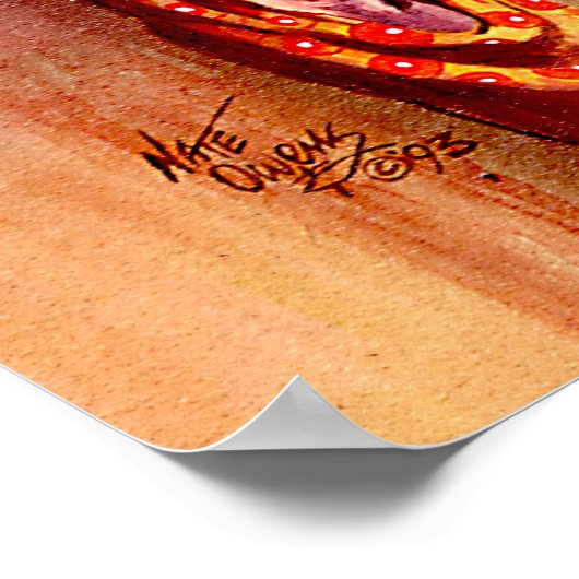 Altes Kinderbett Poster (Ecke)