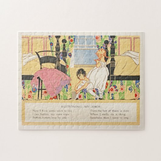 Altes Kinderbuch-Puzzle Puzzle (Horizontal)