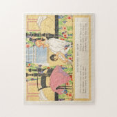 Altes Kinderbuch-Puzzle Puzzle (Vertikal)