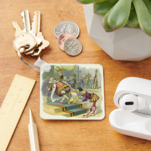 Altes Kinderreim-Gedicht-Lied "Old King Cole" Schlüsselanhänger