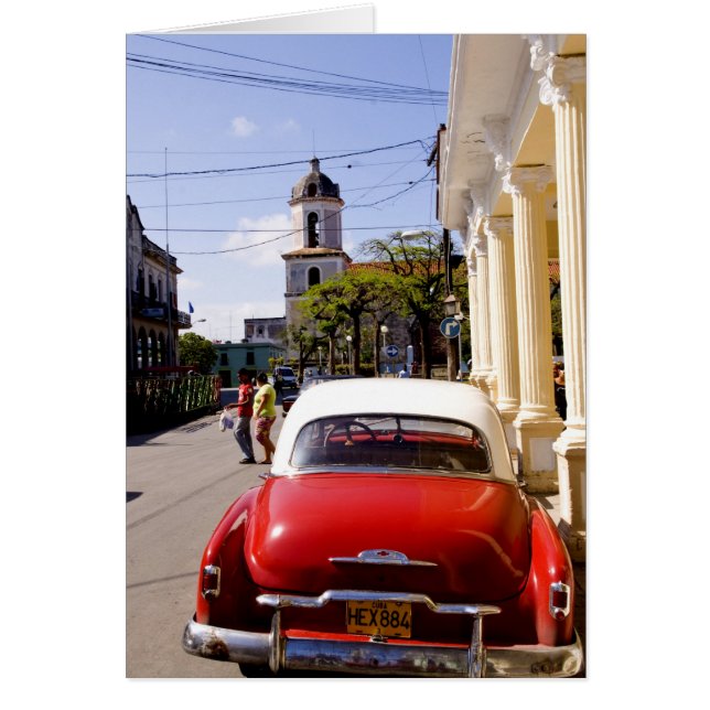 Altes klassisches amerikanisches Auto in Guanabaco (Vorne)