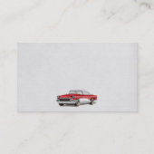 Altes klassisches Auto Visitenkarte (Rückseite)