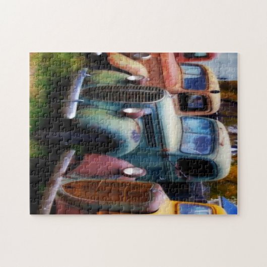 Altes klassisches LKW-Puzzlespiel Puzzle (Horizontal)