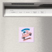 Altes klassisches rosa Auto Magnet (In Situ (Geschirrspüler))