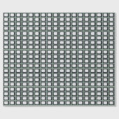 Altes klassisches TV-Muster im Fernsehen Geschenkpapier (Flach)