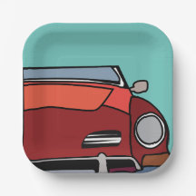 Altes klassisches Vintage Auto Geburtstag