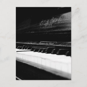 Altes Klavier Postkarte