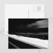 Altes Klavier Postkarte (Vorne/Hinten)