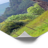 Altes Kloster in Irland Poster (Ecke)