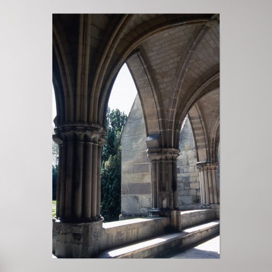 Altes Kloster-Poster-Papier (Matte) Poster (Vorne)