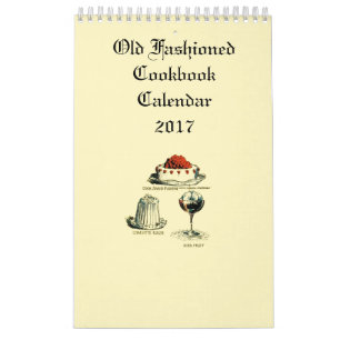 Altes Kochbuch Kalender