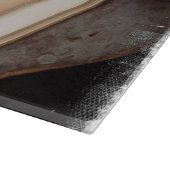 Altes Kochbuch- und Rezept-Schneidebrett Schneidebrett (Ecke)