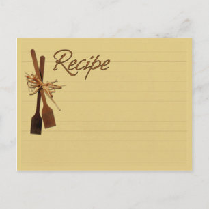 Altes Kochen Rezepte Karte Postkarte