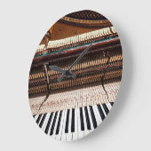 Altes Konzertpiano Foto Große Wanduhr (Winkel)