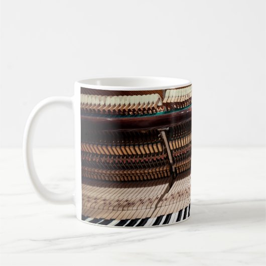 Altes Konzertpiano Foto Kaffeetasse (Links)