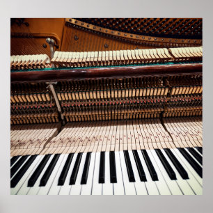 Altes Konzertpiano Foto Poster