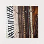 Altes Konzertpiano Foto Wandteppich (Vorderseite (Horizontal))
