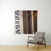 Altes Konzertpiano Foto Wandteppich (Beispiel (Horizontal))