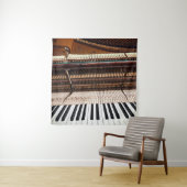 Altes Konzertpiano Foto Wandteppich (Beispiel)
