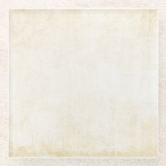 Altes Kraftpapier: texturierter Hintergrund Glasuntersetzer (Vorderseite)