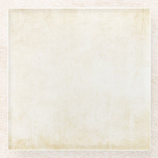 Altes Kraftpapier: texturierter Hintergrund Glasuntersetzer (Vorderseite)