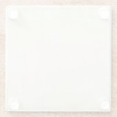 Altes Kraftpapier: texturierter Hintergrund Glasuntersetzer (Rückseite)
