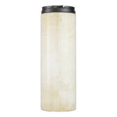 Altes Kraftpapier: texturierter Hintergrund Thermosbecher (Rückseite)