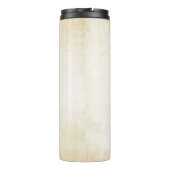 Altes Kraftpapier: texturierter Hintergrund Thermosbecher (Rückseite)