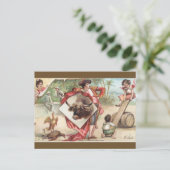 Altes Kuba Postkarte (Stehend Vorderseite)