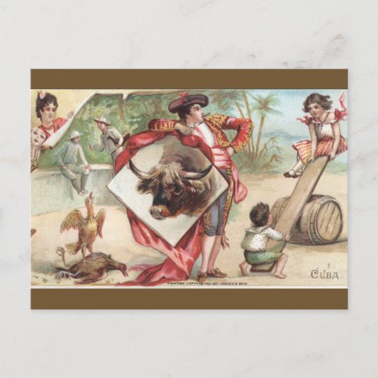 Altes Kuba Postkarte (Vorderseite)