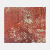 Altes Kupfer: Lebhafte Metallstruktur. Fleecedecke (Vorderseite (Horizontal))