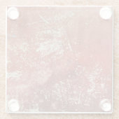 Altes Kupfer: Lebhafte Metallstruktur. Glasuntersetzer (Rückseite)