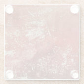 Altes Kupfer: Lebhafte Metallstruktur. Glasuntersetzer (Rückseite)