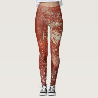 Altes Kupfer: Lebhafte Metallstruktur. Leggings