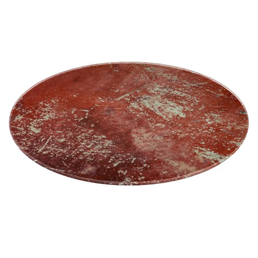 Altes Kupfer: Lebhafte Metallstruktur. Schneidebrett (Ecke)