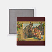 Altes Land frohe Weihnachten Magnet (Vorderseite/Rückseite)