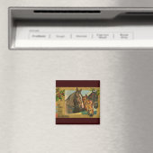 Altes Land frohe Weihnachten Magnet (In Situ (Geschirrspüler))