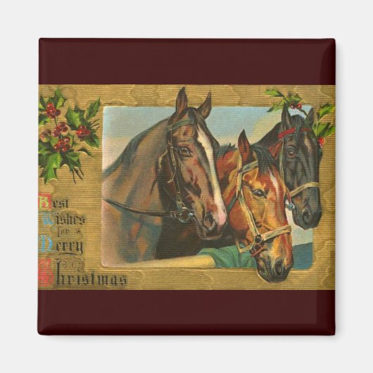 Altes Land frohe Weihnachten Magnet (Vorne)