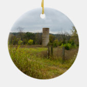 Altes Land Silo Landschaft Keramikornament (Hinten)
