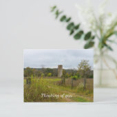 Altes Land Silo Landschaft Postkarte (Stehend Vorderseite)